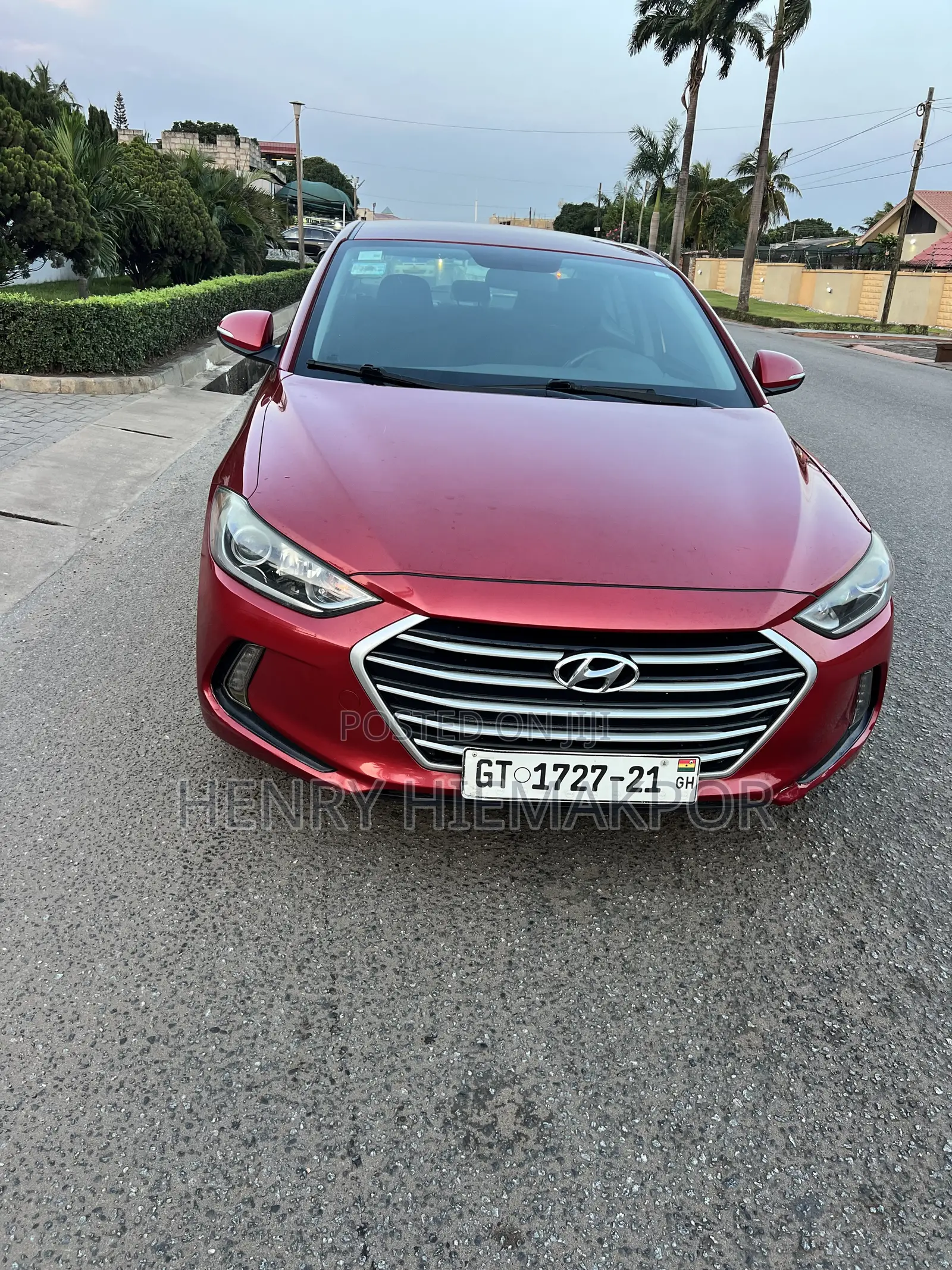 Hyundai Elantra 2016 Red