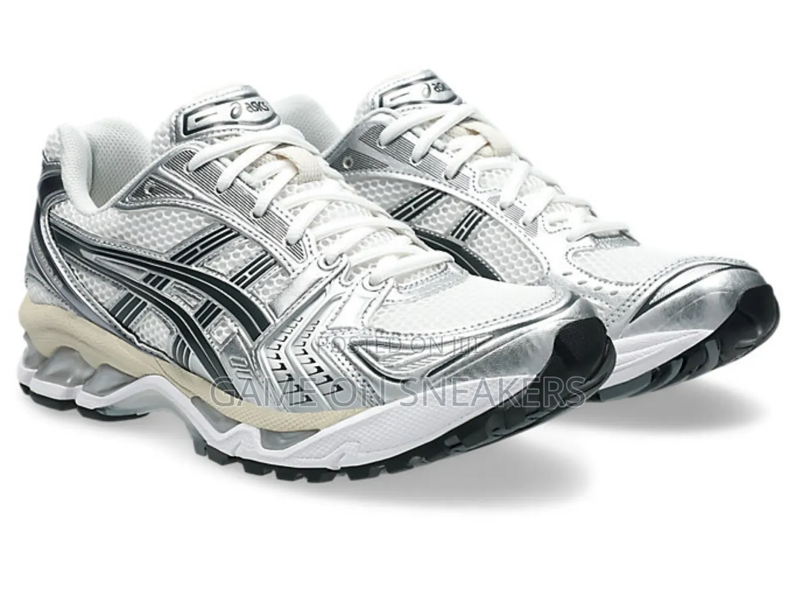ASICS GEL-Kayano 14 White Metallic Silver