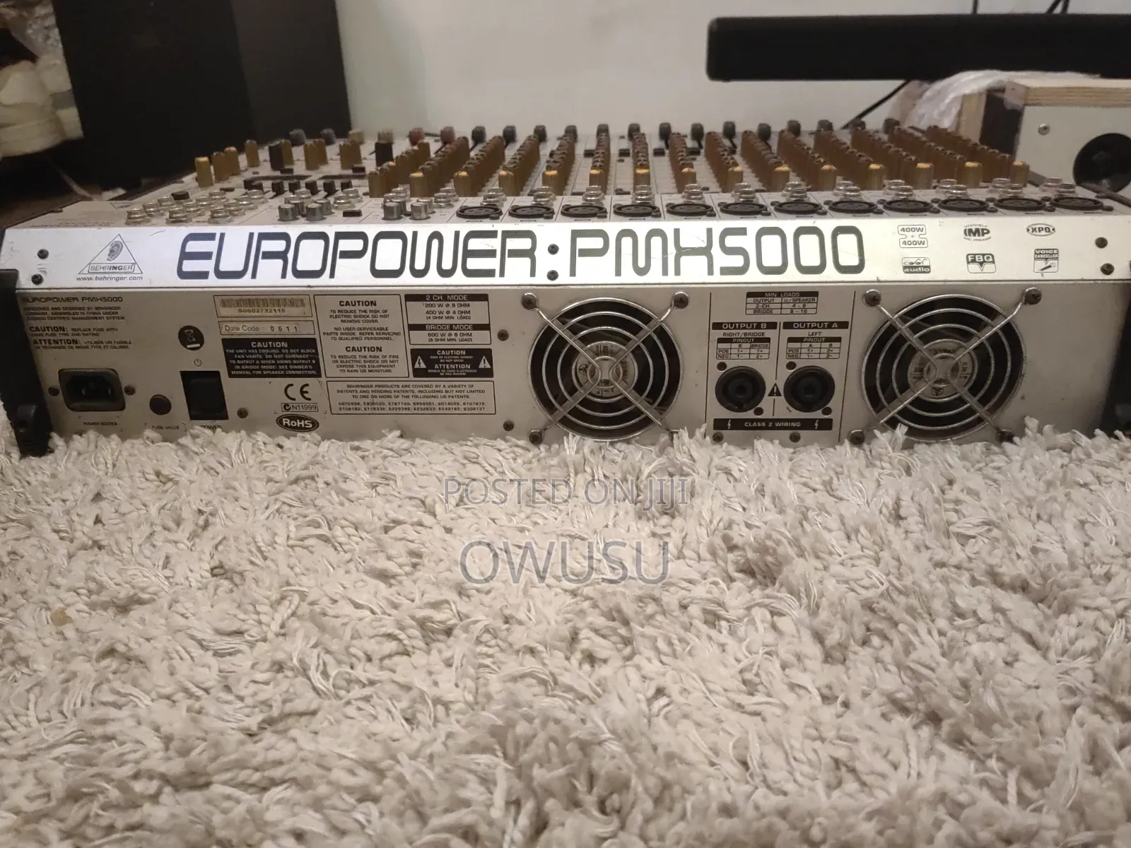 Behringer Mixer Amp Pmx5000 Original