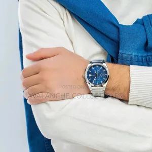 FossI'll Everette Chronograph Silver Tone Watch 42mm Case Size