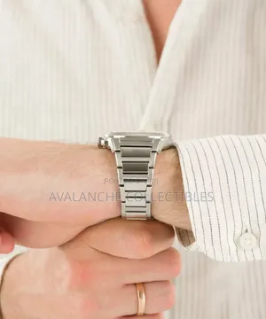FossI'll Everette Chronograph Silver Tone Watch 42mm Case Size