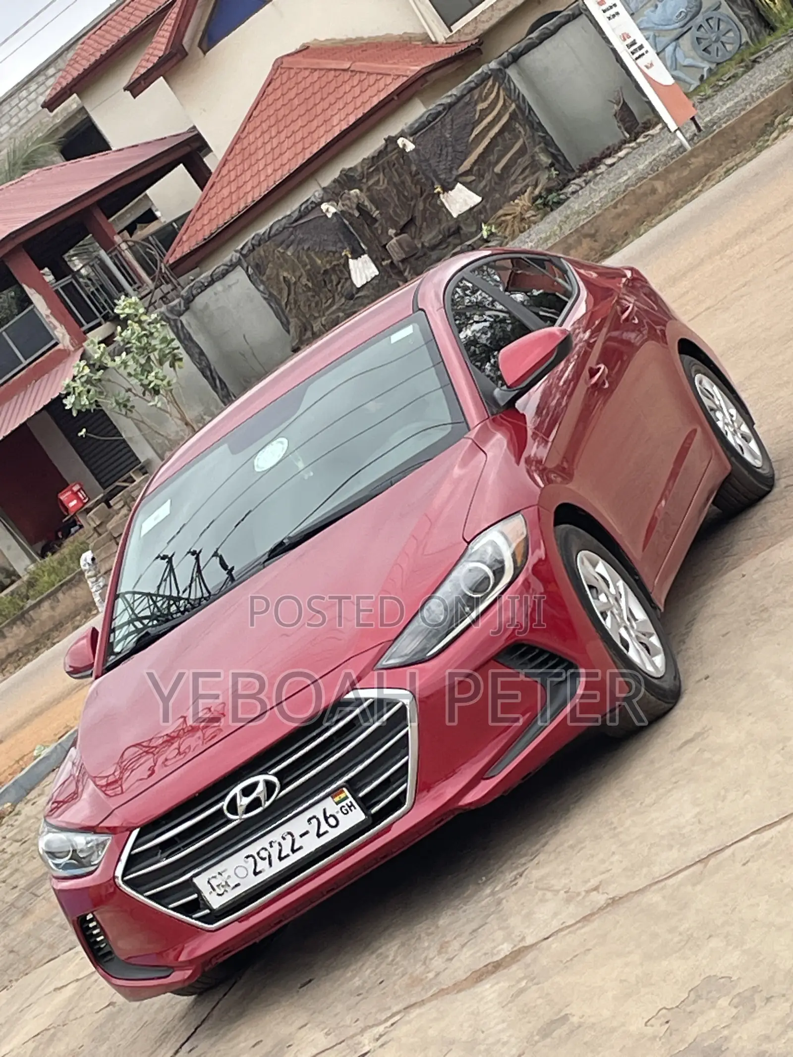 Hyundai Elantra 2017 Red