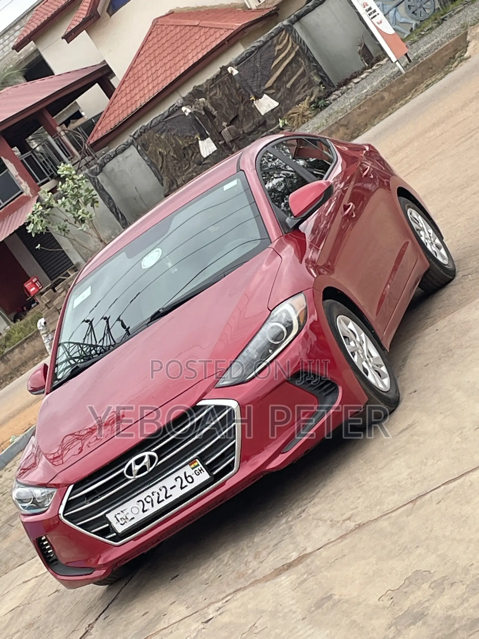 Hyundai Elantra 2017 Red