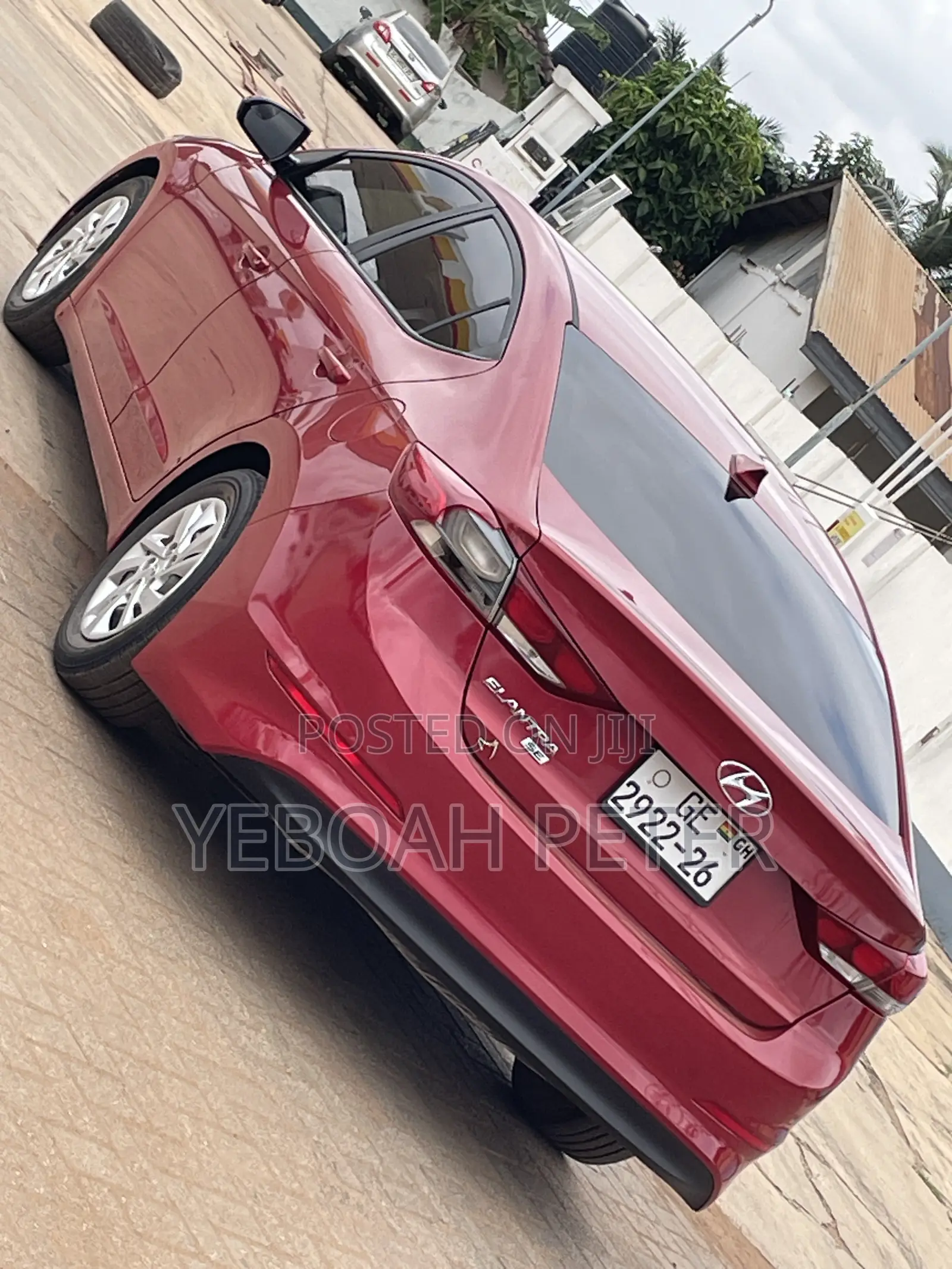 Hyundai Elantra 2017 Red