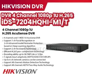 Hikvision iDS-7204HQHI-M1/T 4-Ch /5mp AcuSense DVR