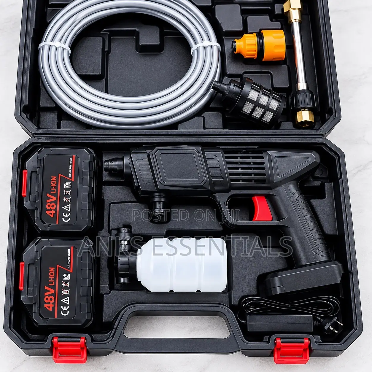 48V Cordless Water Jet Cleaning Machine