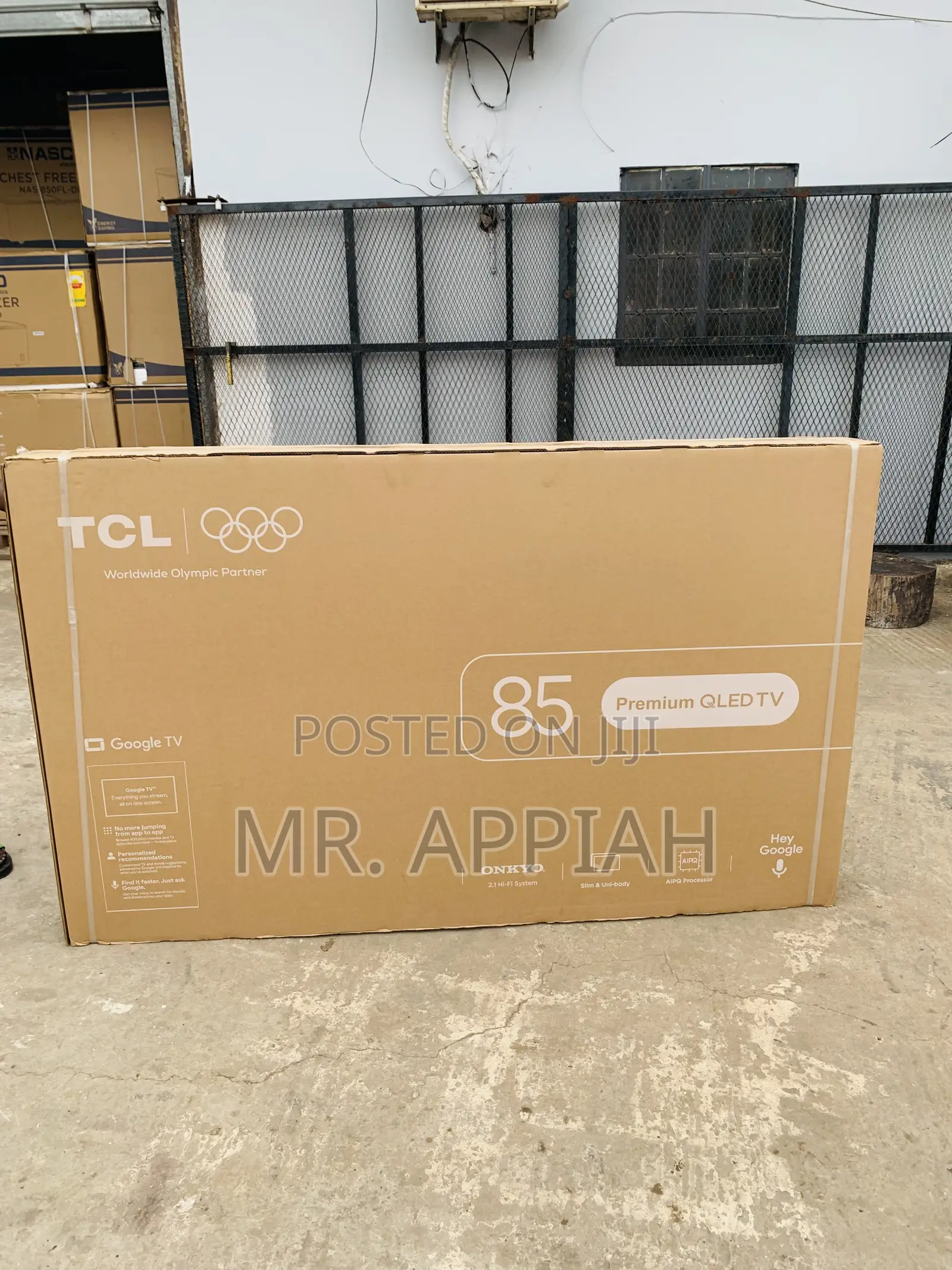 Get Premium TCL 85p7L 85” Qled Google Smart Television