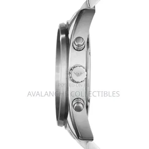 Emporio Armani Silver Tone Gent's Dress Watch 42mm Case Size