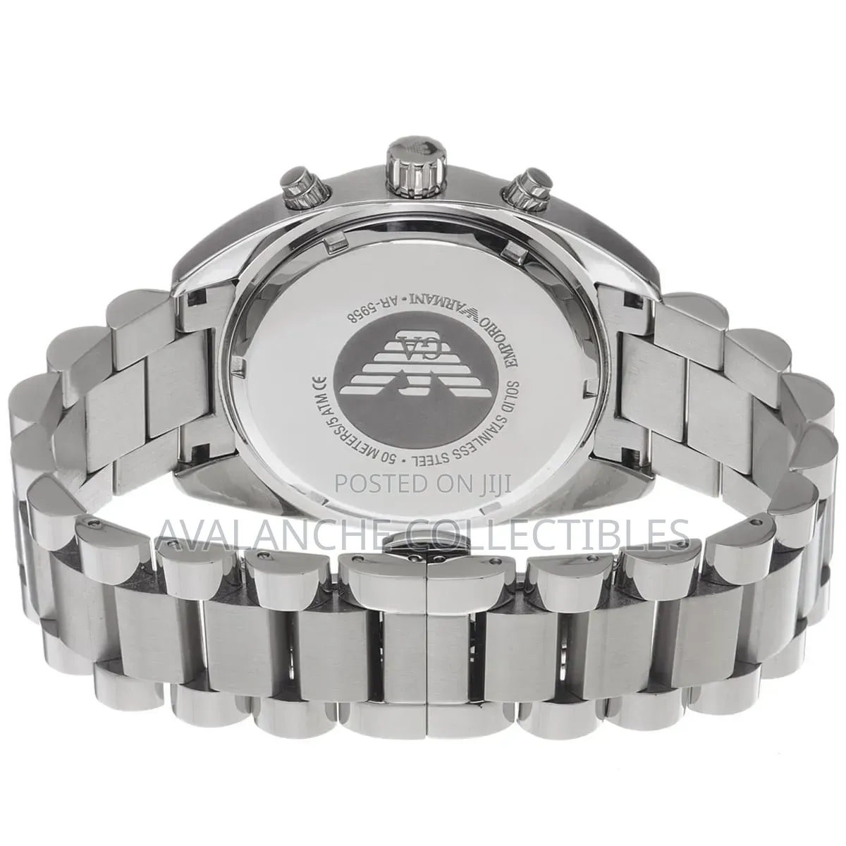 Emporio Armani Silver Tone Gent's Dress Watch 42mm Case Size