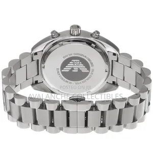 Emporio Armani Silver Tone Gent's Dress Watch 42mm Case Size