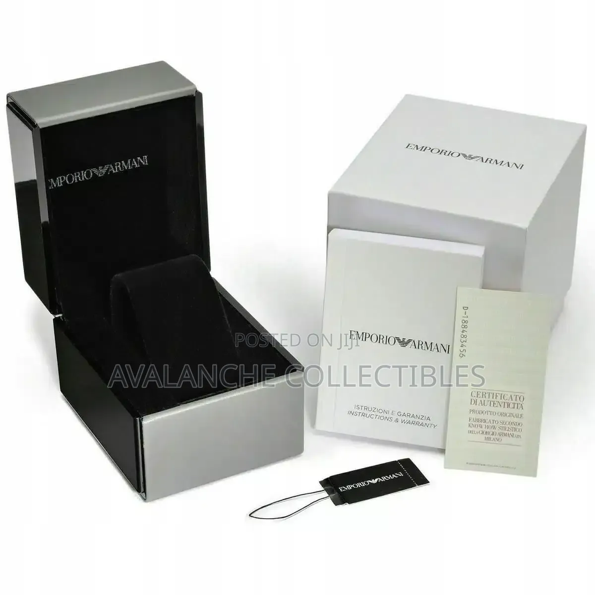 Emporio Armani Silver Tone Gent's Dress Watch 42mm Case Size