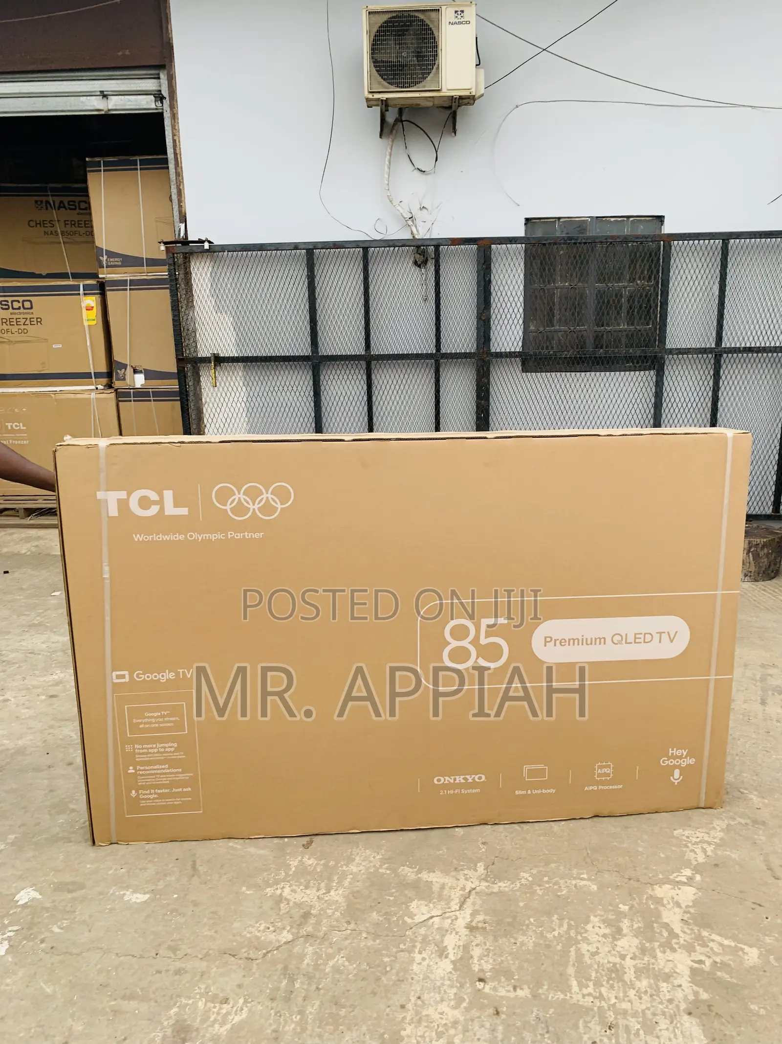 Affordable TCL 85p7L 85” Qled Google Television(Black)