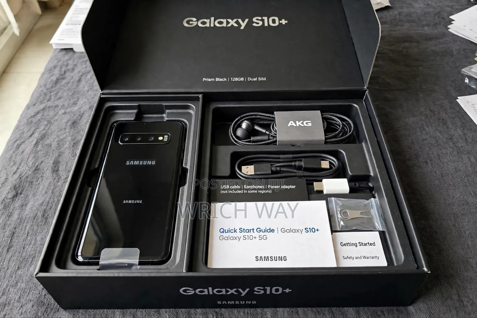 New Samsung Galaxy S10 Plus 128 GB Black