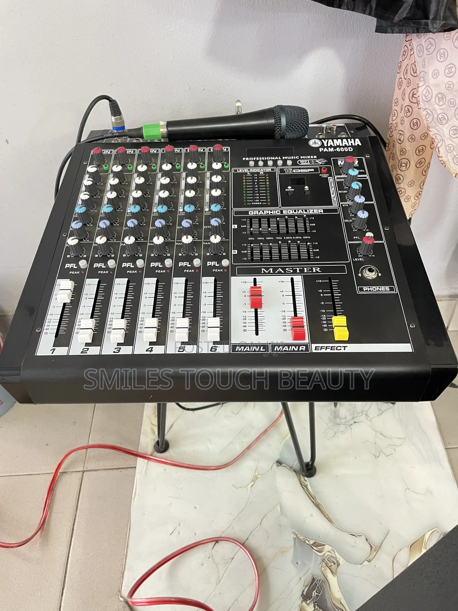 For Rent Yamaha Professional Sound Mixing Console PAM-6000 and Speaker