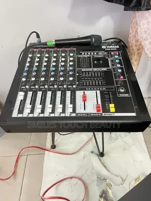 For Rent Yamaha Professional Sound Mixing Console PAM-6000 and Speaker