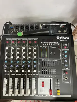 For Rent Yamaha Professional Sound Mixing Console PAM-6000 and Speaker