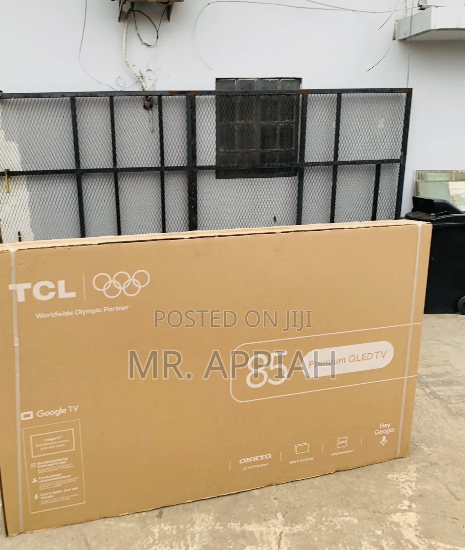 Sealed in Box TCL 85p7L 85” Qled Smart Google Television(Black)