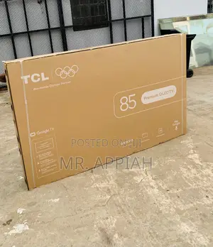 Sealed in Box TCL 85p7L 85” Qled Smart Google Television(Black)