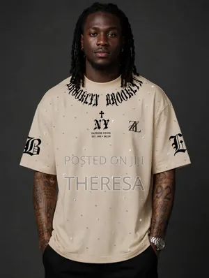 Brooklyn Oversized T-Shirt Beige