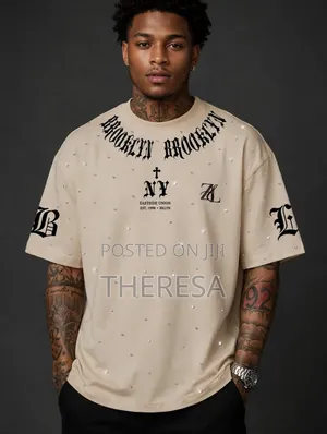 Brooklyn Oversized T-Shirt Beige