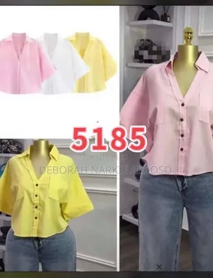 Trendy Cropped Shirt