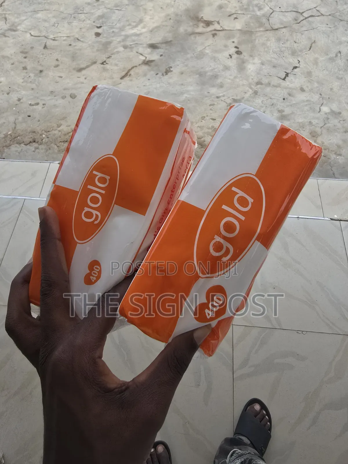 Gold Face Tissues