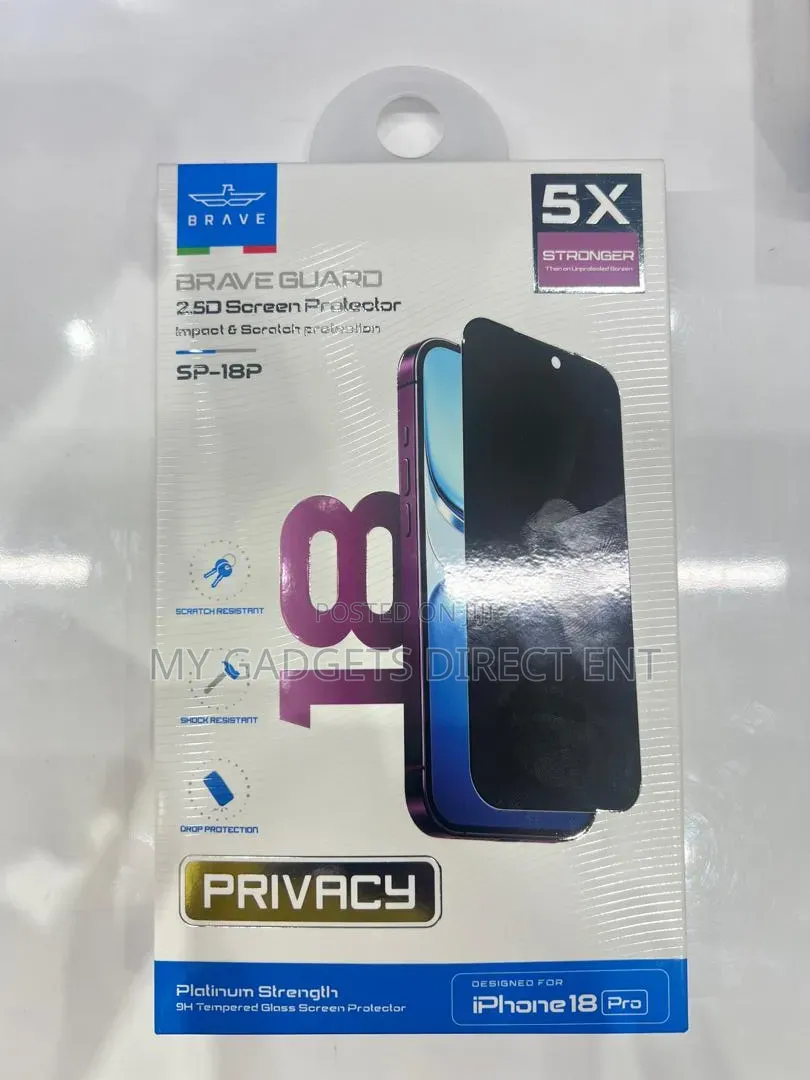 Brave Privacy iPhone 18 Pro Screen Protector