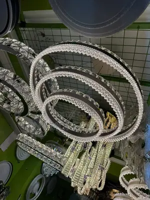Modern Multi-Ring Led Crystal Chandelier