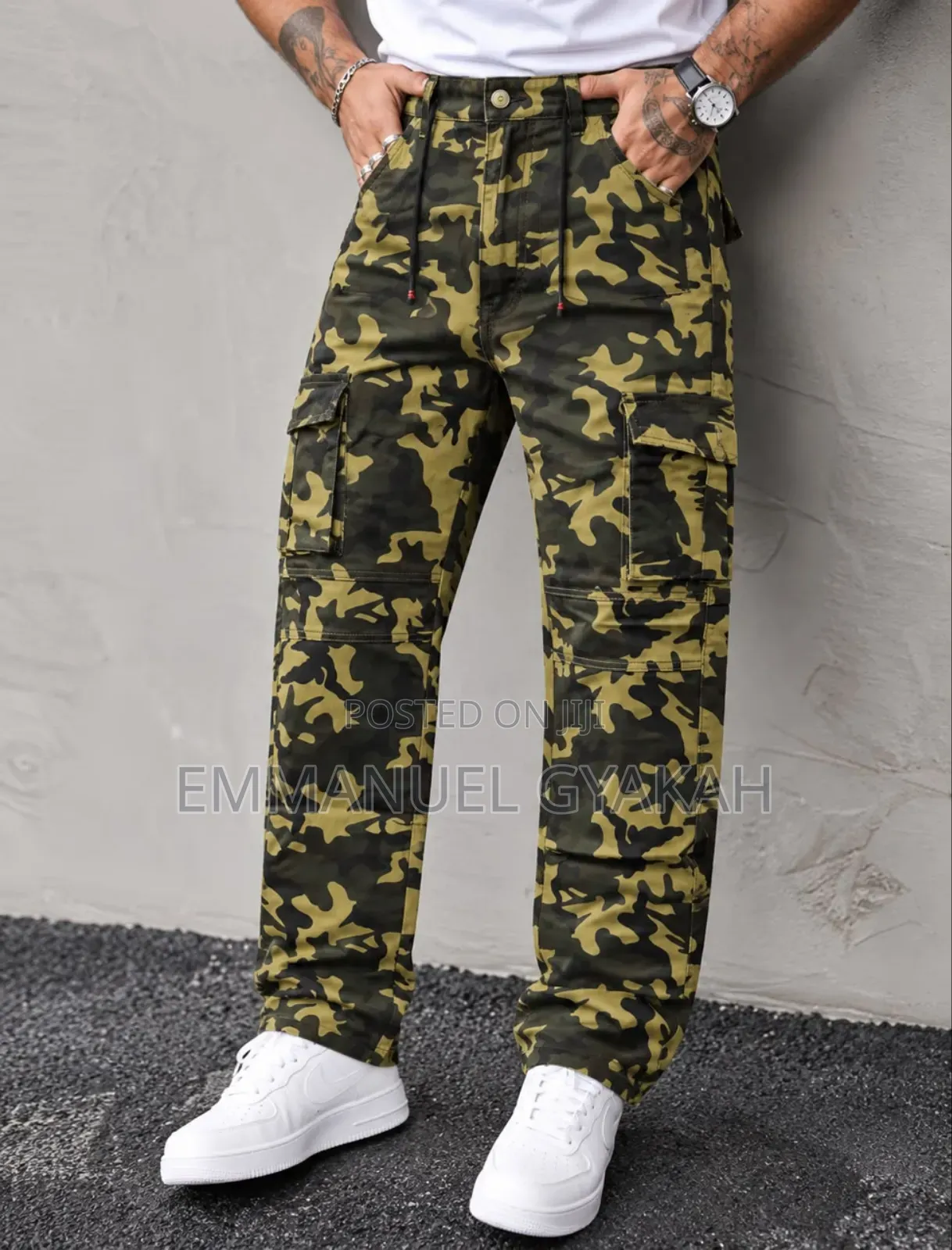 Karmo Side-Pocket Bumper Trousers