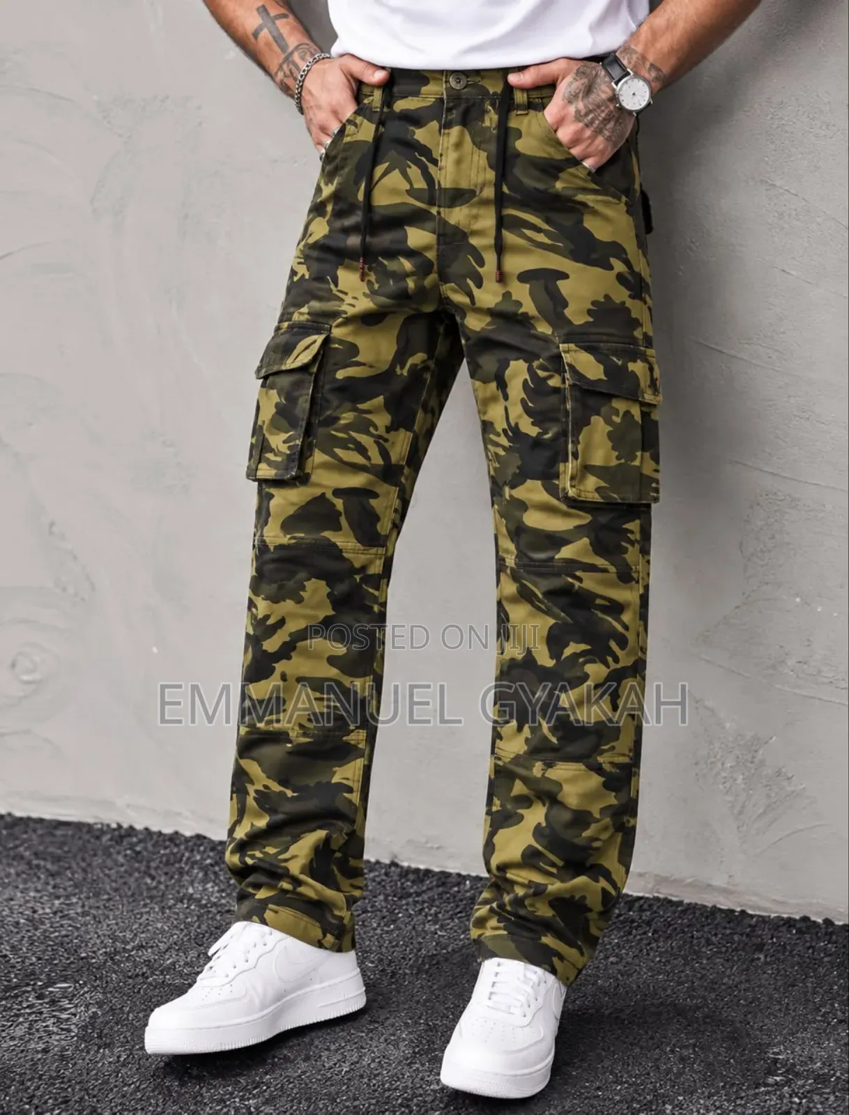 Karmo Side-Pocket Bumper Trousers