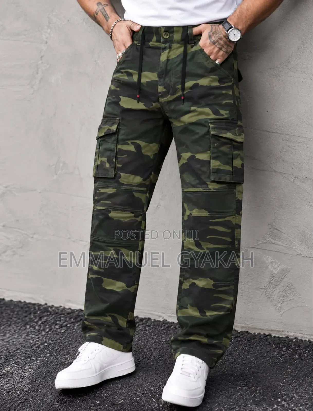 Karmo Side-Pocket Bumper Trousers
