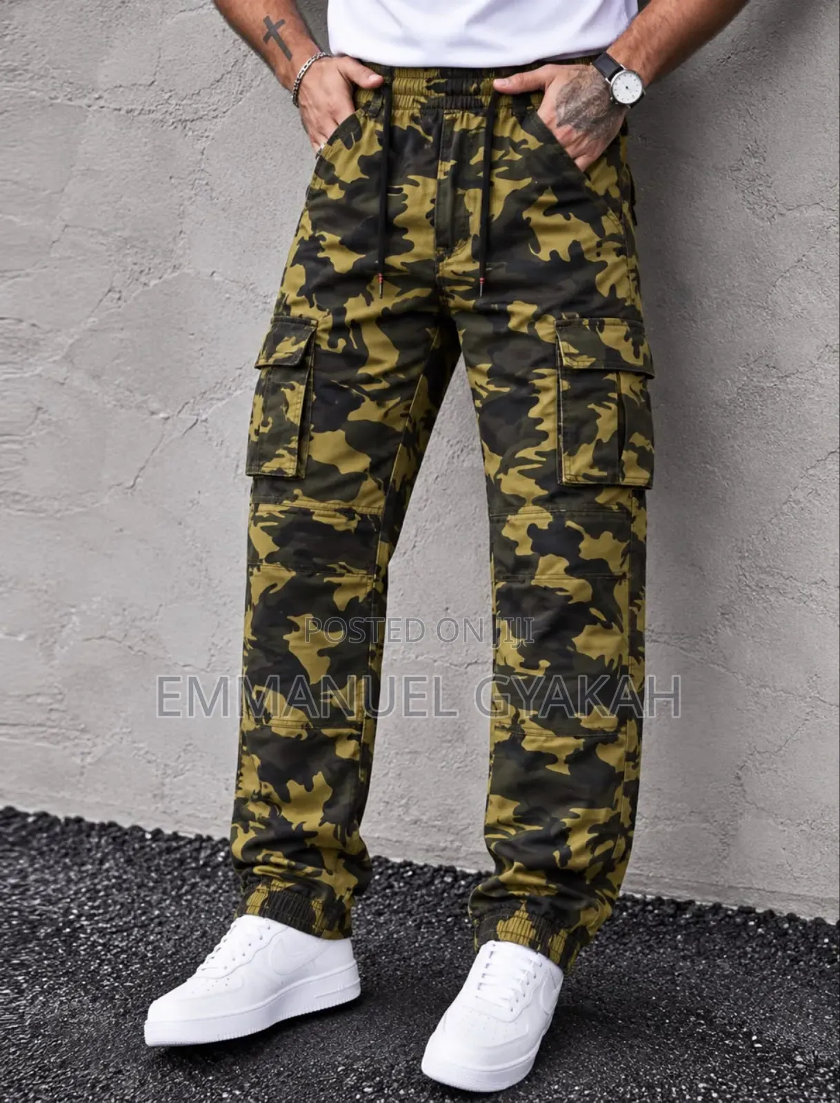 Karmo Side-Pocket Bumper Trousers