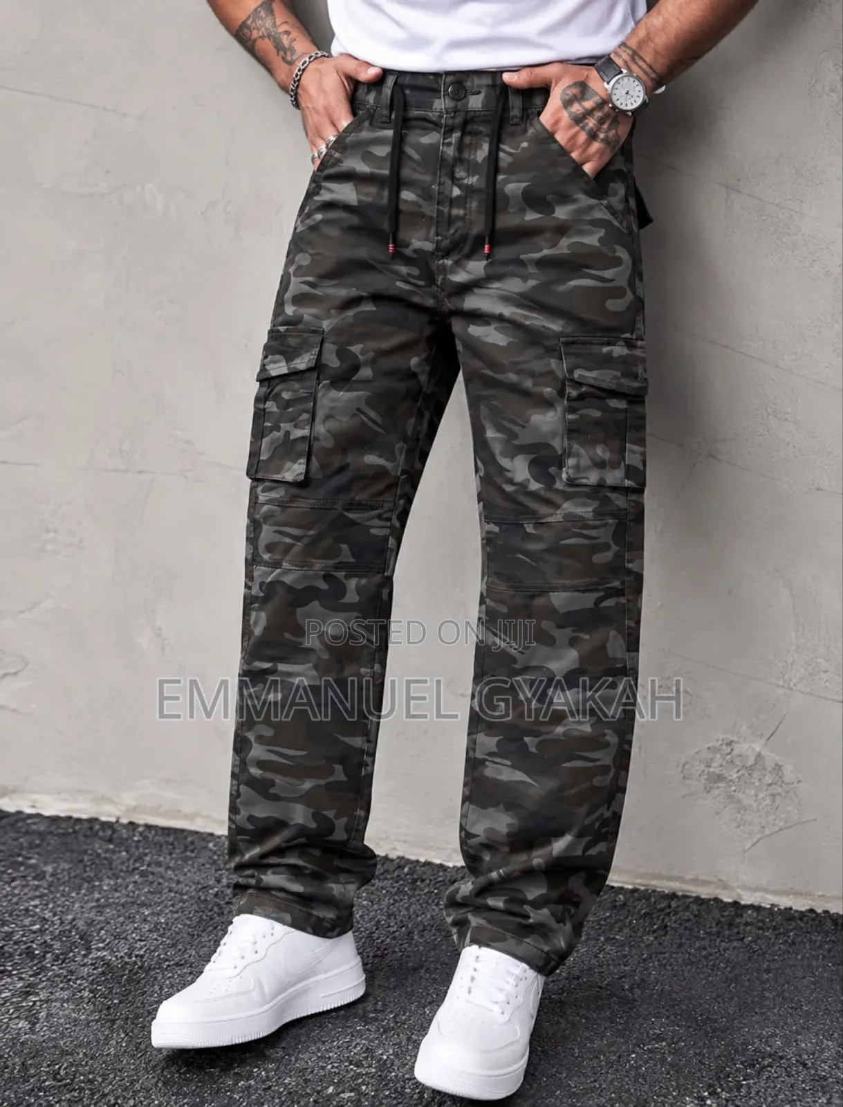 Karmo Side-Pocket Bumper Trousers
