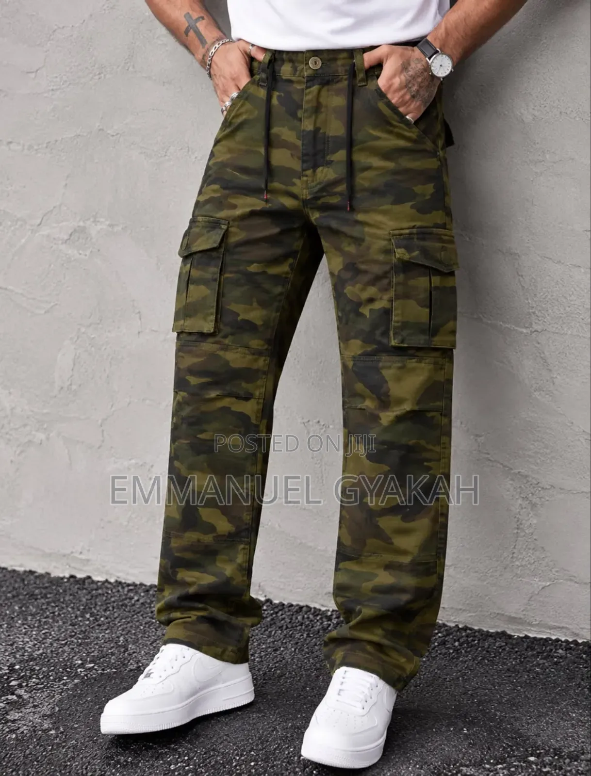 Karmo Side-Pocket Bumper Trousers