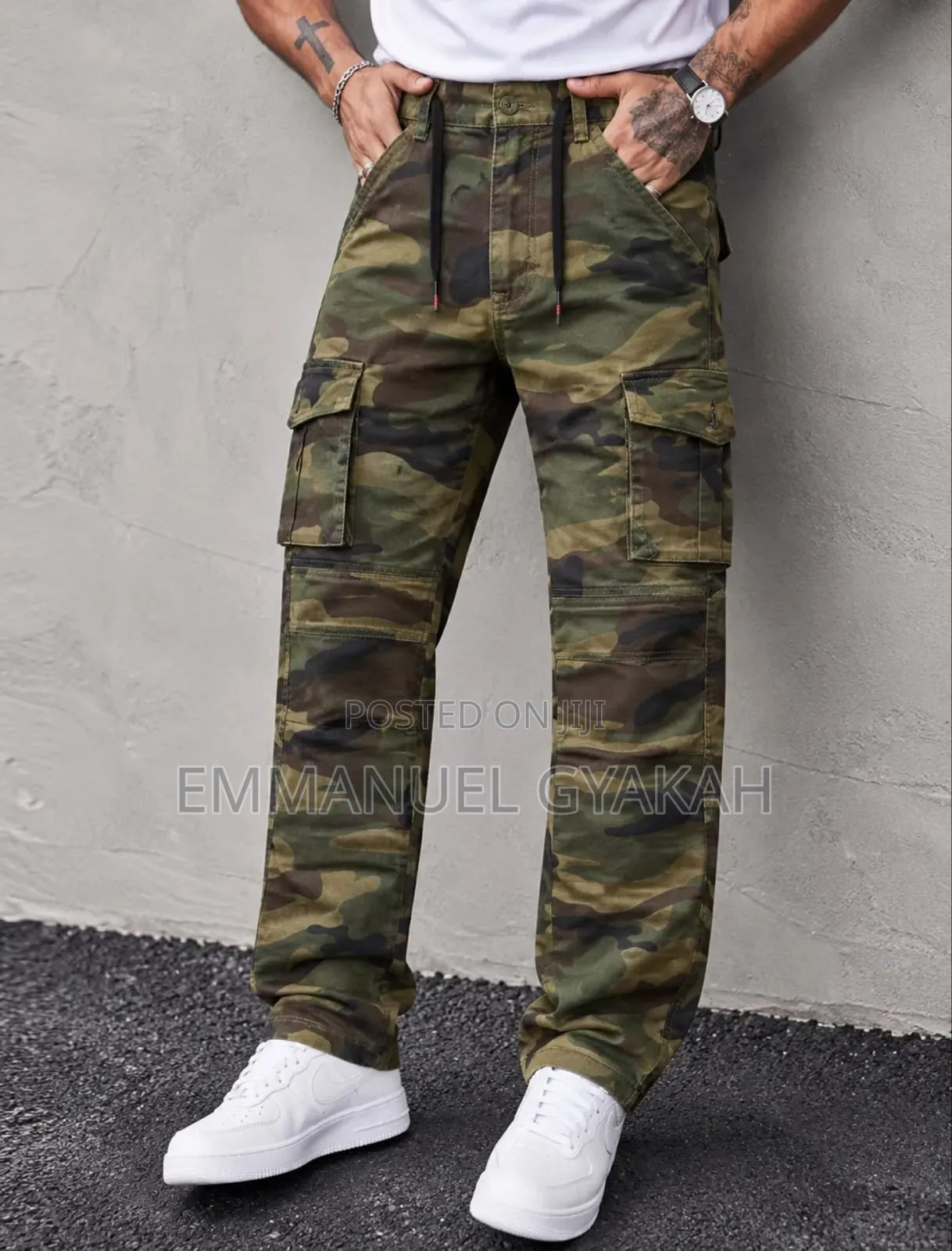 Karmo Side-Pocket Bumper Trousers