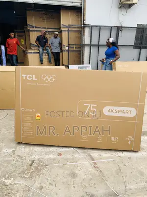 Get Unique TCL 75” Uhd Smart Screen Television(Black) 