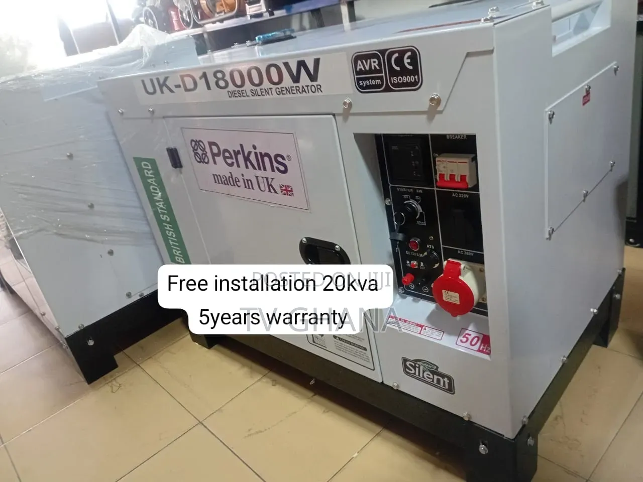 Perkins 20kVA 3-Phase Diesel Generator – Powerful Reliable20kva
