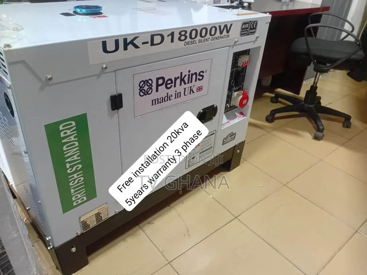 Perkins 20kVA 3-Phase Diesel Generator – Powerful Reliable20kva