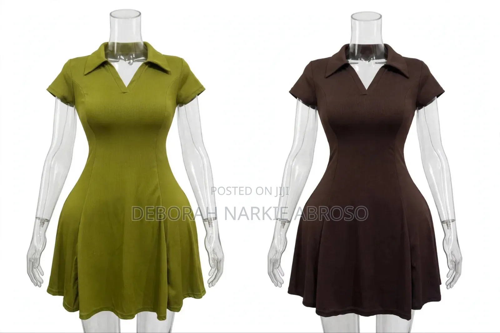 Polo Skater Dress/Casual Mini Dress