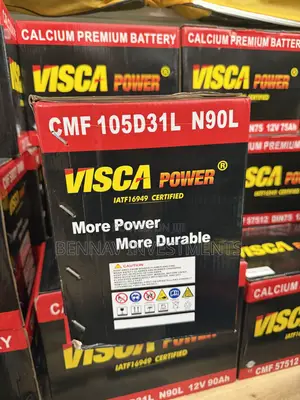Visca Power 17 Plates Battery 12v 90ah