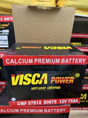 Visca Power 15 Plates Battery 12v 75ah