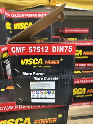 Visca Power 15 Plates Battery 12v 75ah