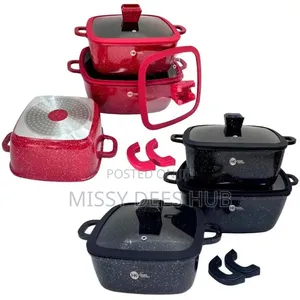 HK 8pcs Die-Cast Aluminum Cookware Set