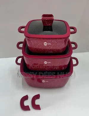 HK 8pcs Die-Cast Aluminum Cookware Set
