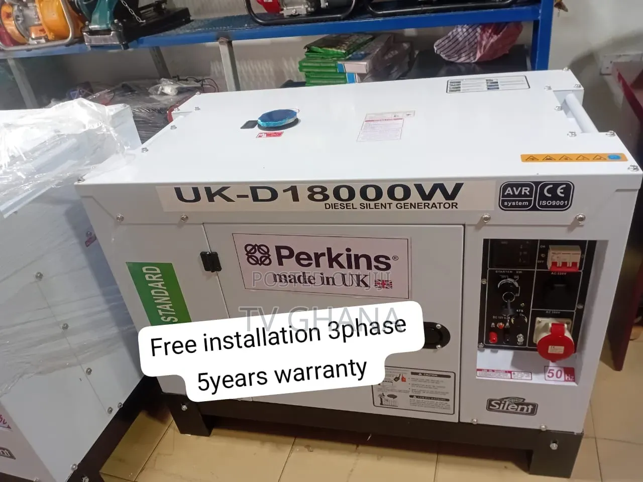 Heavy-Duty 20kVA Perkins Generator for Commercial Use 20kva