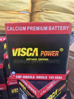 11 Plates 12Volts 45Ah Visca Battery Big Pole/Terminal