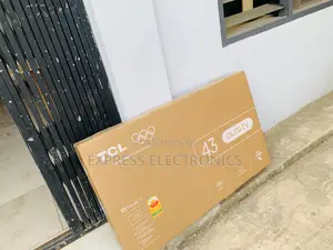 High Quality Slim TCL 43" HD Smart QLED Direct LED Android Smart