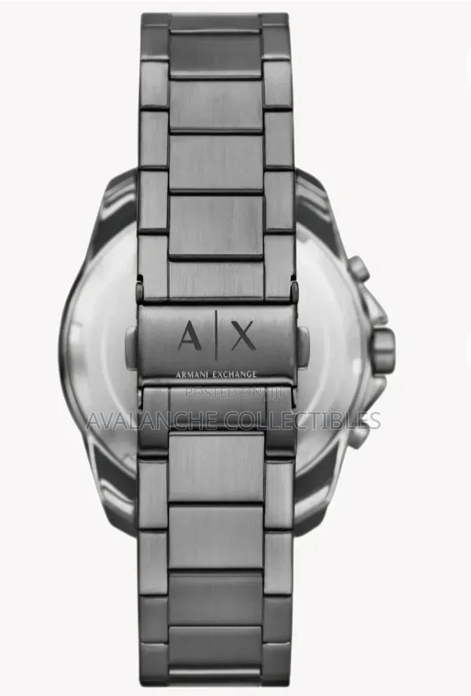 Armani Exchange Spencer Gun-Metal Watch 42mm Case Size.