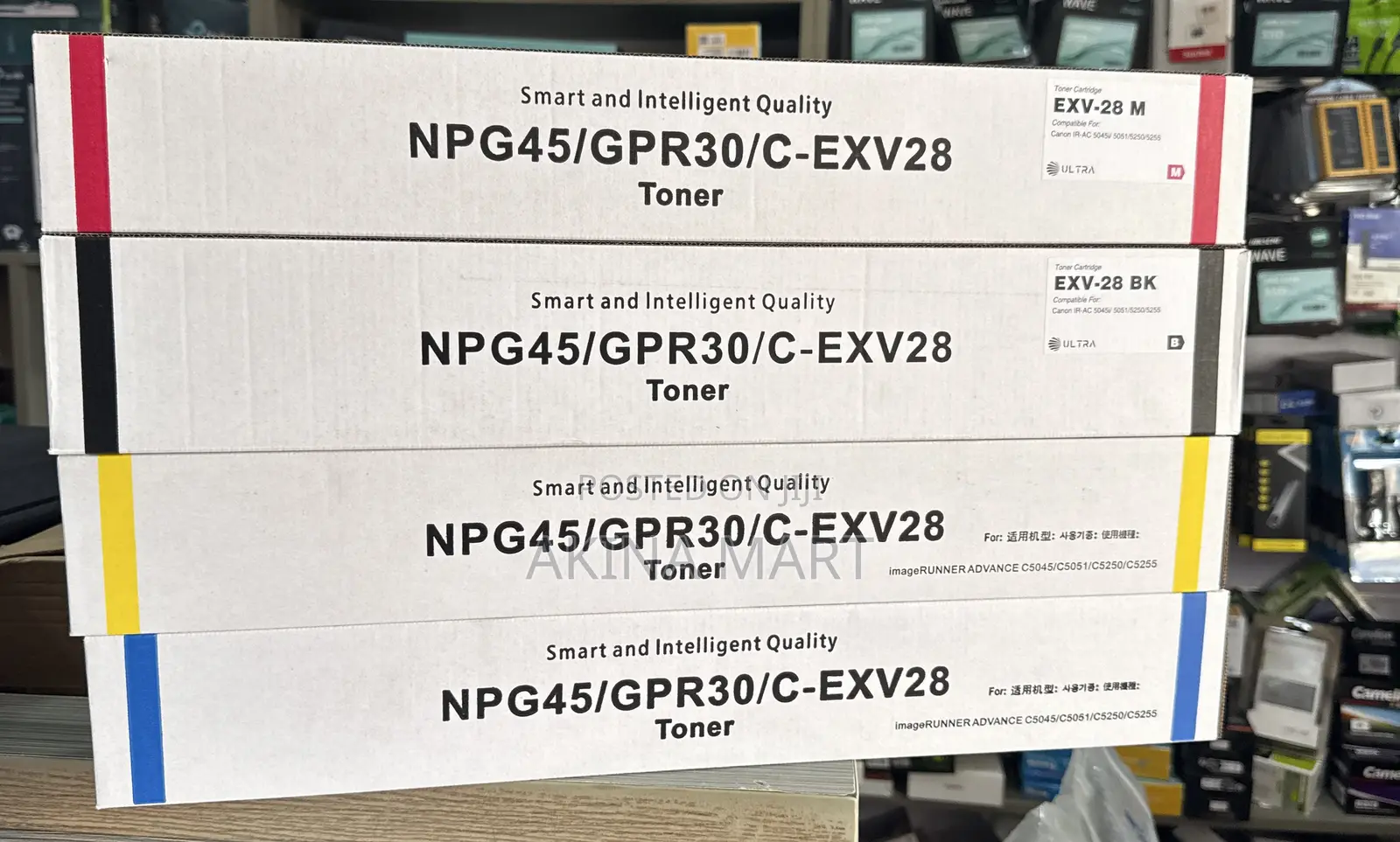 Canon Toner Exv-28 All Colors Exv28 Canon Toner