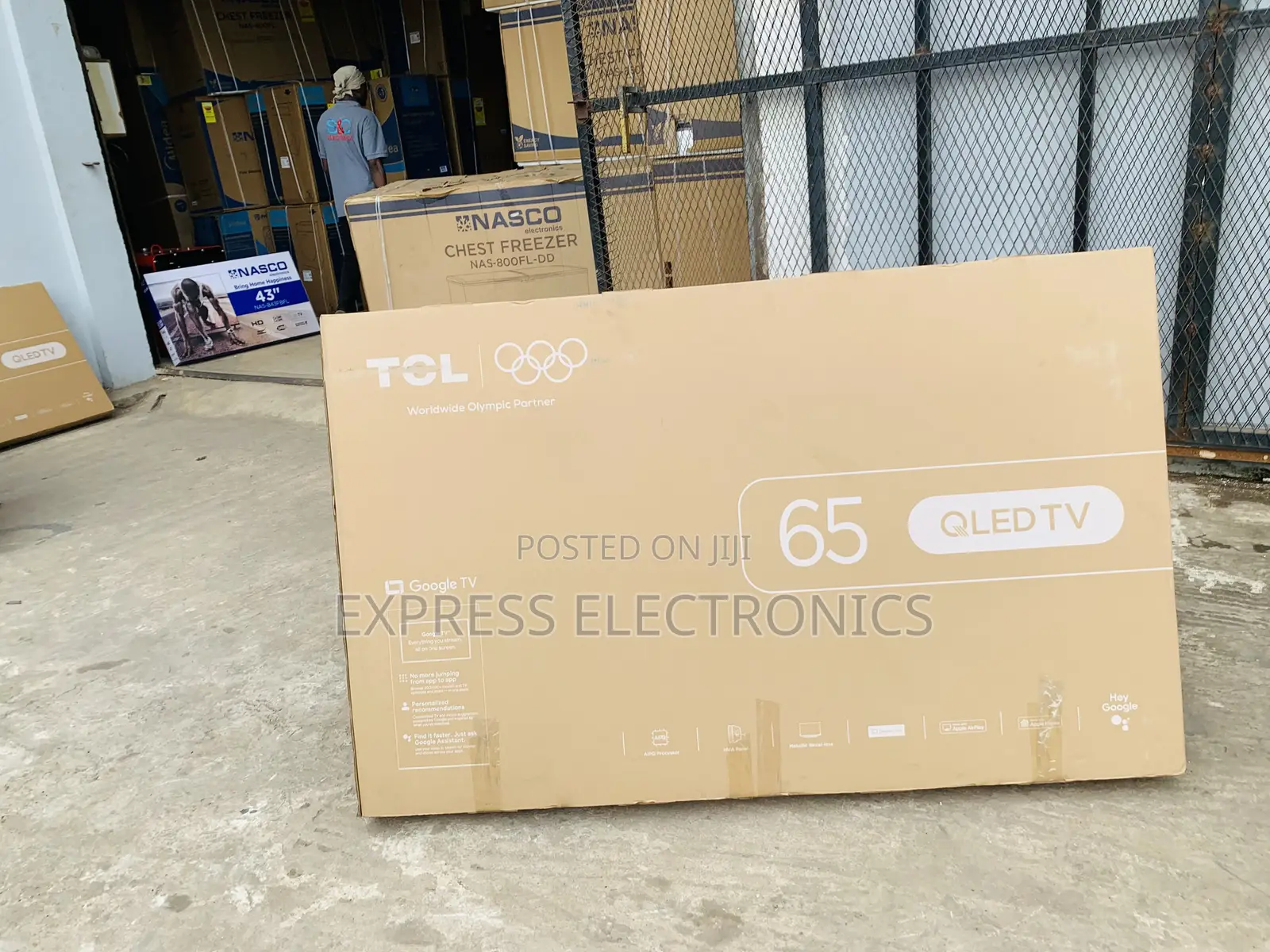 Lovely New Slim TCL 65" QLED Pro Smart Android TV